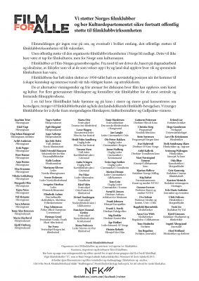 Film for alle opprop