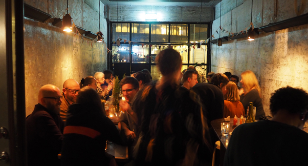 Bergen filmklubb er vertskap for Bergsem, og sørget for middag på Hoggorm.